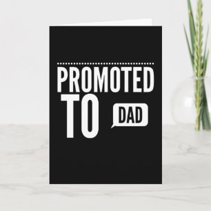 Befordrad till Pappa New pappa Kort