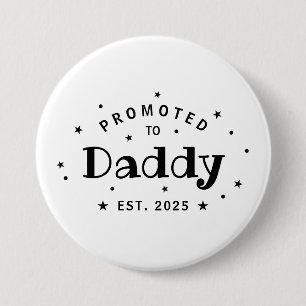 Befordrad till pappa Personlig Far Gift Knapp