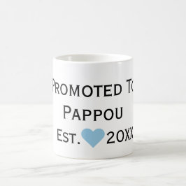 Befordrad till Pappou Black & Blue Mugg