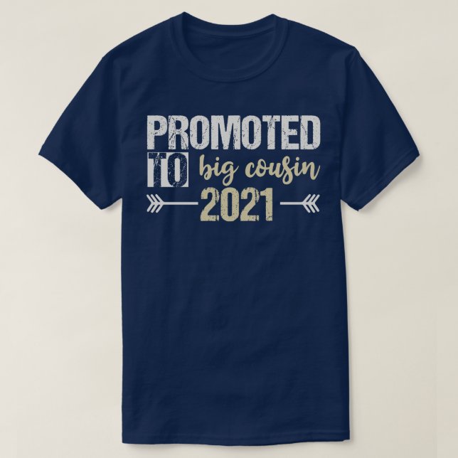 Befordrad till stor kusin t shirt (Design framsida)