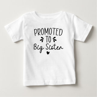 Befordrad till Stora syster Gravid-meddelande T Shirt