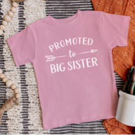 Befordrad till Stora syster Gravid-meddelande T Shirt