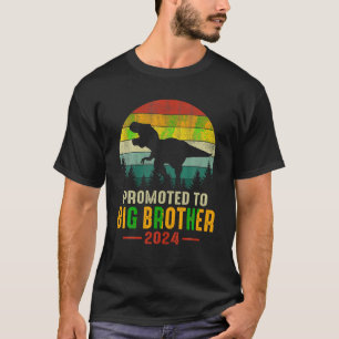 Befordrad till storebror 2024 Dinosaur Family Matc T Shirt