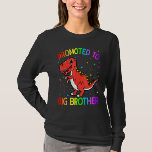 Befordrad till storebror Dinosaur Big Brother fina T Shirt