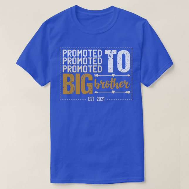 Befordrad till storebror t shirt (Design framsida)