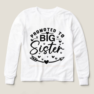Befordrad till storsyster, storebror shirt, 2026 t shirt
