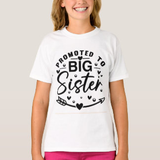 Befordrad till storsyster, storebror shirt, 2026 t shirt