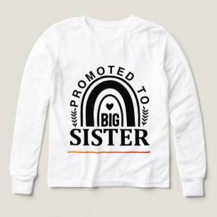 Befordrad till storsyster, storebror shirt, 2026 t shirt