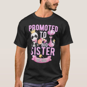 Befordrad till syster 2022 Shirt Flicka Gender Rev T