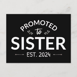 Befordrad till Syster Est. 2024 II Vykort