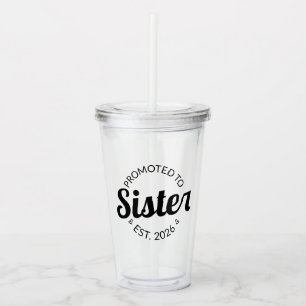 Befordrad till Syster Est. 2026 Take Away Mugg