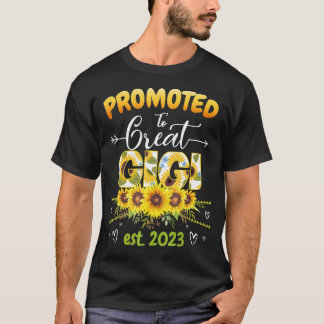 Befordrad till Underbar gigi 2023 Cute-Blommigt fö T Shirt