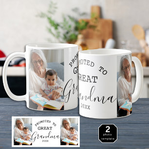 Befordrad till Underbar Grandma 2 Photo Collage Kaffemugg