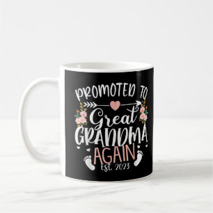 Befordrad till Underbar mormor igen 2023 Gravid An Kaffemugg