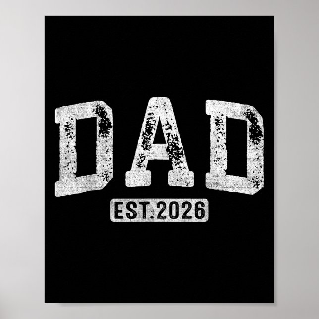 Befordrades till Pappa Est 2026 att pappa skulle b Poster (Framsidan)