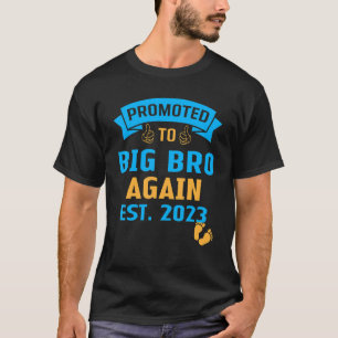 Befordrades till storebror 2023 Cute Older Brot T Shirt