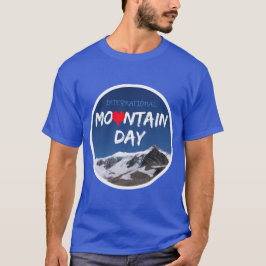 Befordran av bergsdagen i internationell t shirt