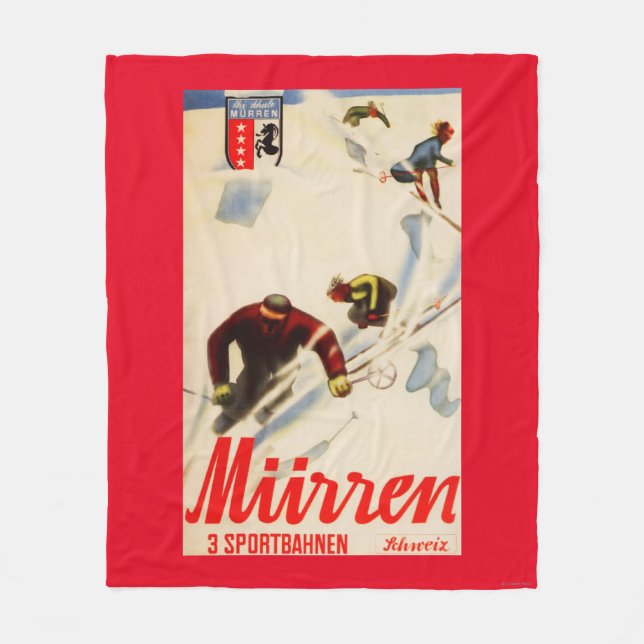 Befordrings- affisch för Infernotävlingar Fleecefilt (Framsidan)