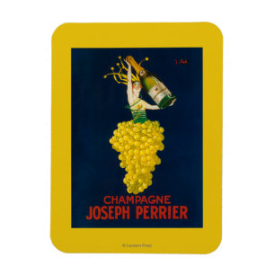Befordrings- affisch för Joseph Perrier champagne Magnet