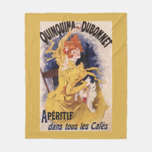 Befordrings- affisch för Quinquina Dubonnet Fleecefilt