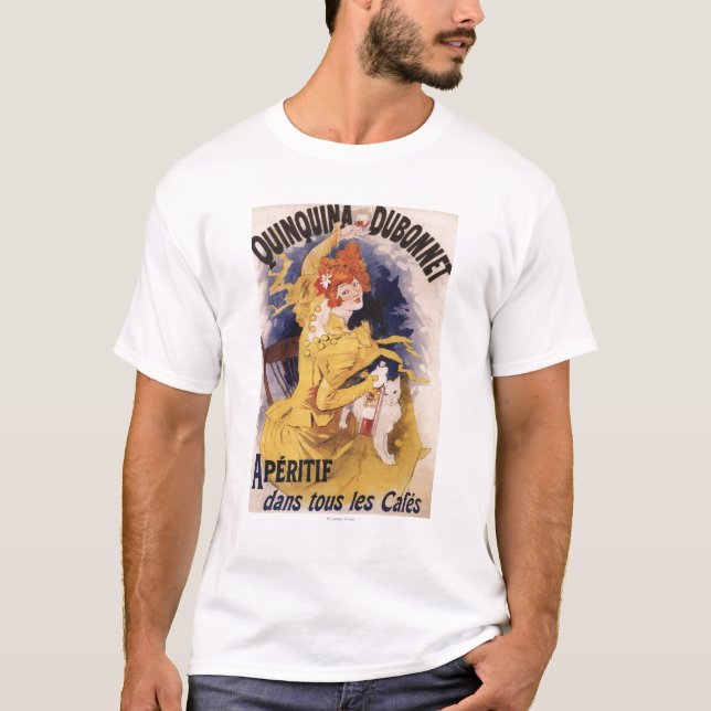 Befordrings- affisch för Quinquina Dubonnet T Shirt (Framsida)