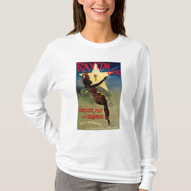 Befordrings- affisch för rayonD'Or restaurang Tee (Framsida)