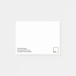 Befordrings- brännmärkte Posta-4" x3 ", Post-it Block