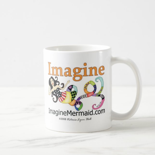 befordrings- ImagineMermaid.com Kaffemugg (Höger)