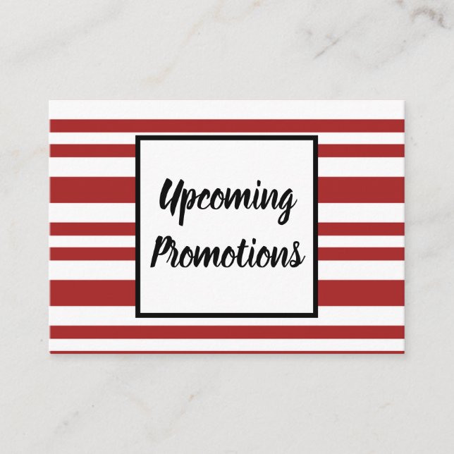 Befordrings- kort för affärshelgdag (Framsida)