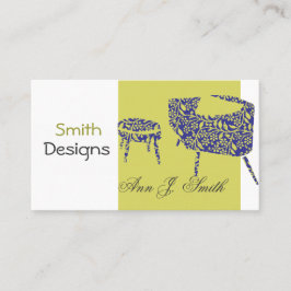 Befordrings- modernt för inre märkes- dekorgrönt visitkort