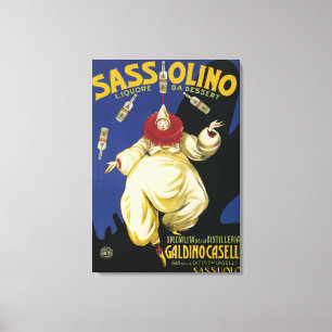 Befordrings- Sassolino Liquore da efterrätt Canvastryck