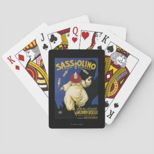 Befordrings- Sassolino Liquore da efterrätt Spelkort