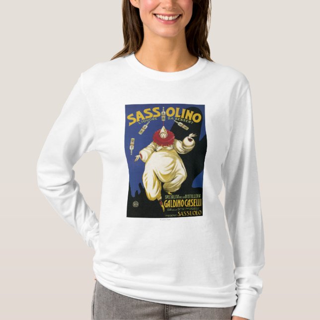 Befordrings- Sassolino Liquore da efterrätt Tee Shirt (Framsida)