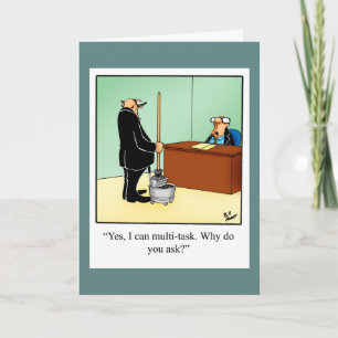 Befordringskort för Grattis Humor Kort