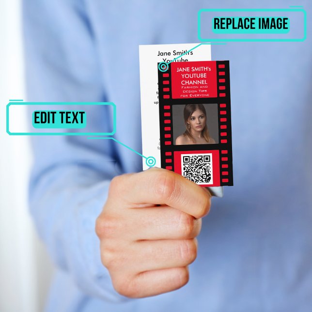 Befordringskort för YouTube-kanal - Filmfilm Tidsbeställning Kort (Please enjoy our business card)