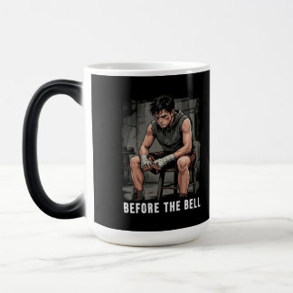 Before The Bell Motivational Boxing Gym Art Magisk Mugg