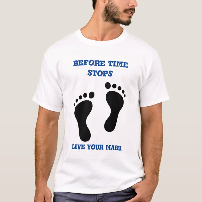 before time stops t shirt (Framsida)