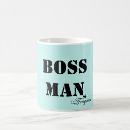 beFragrant man för chef för klassikervitmugg Kaffemugg