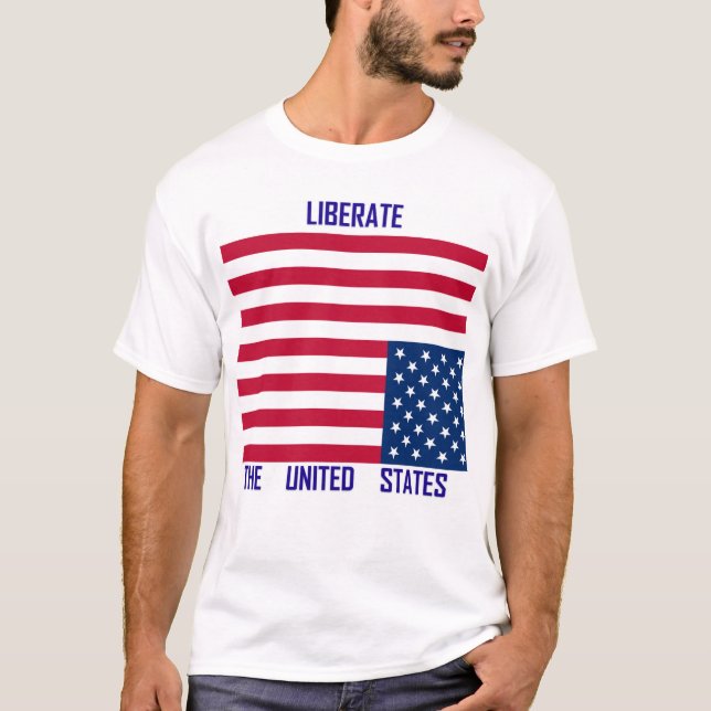 Befria Förenta staterna T Shirt (Framsida)