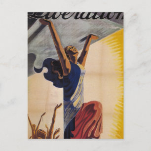Befrielse! (1944)_Propaganda poster Vykort