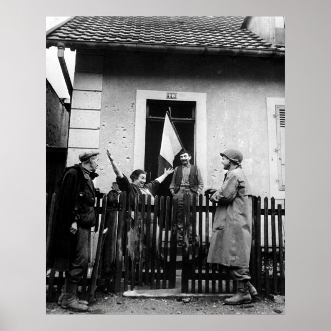 Befrielse av Belfort, frankrike Poster (Framsidan)