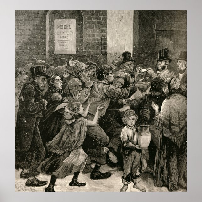 Befrielse för arbetslösa i London Poster (Framsidan)