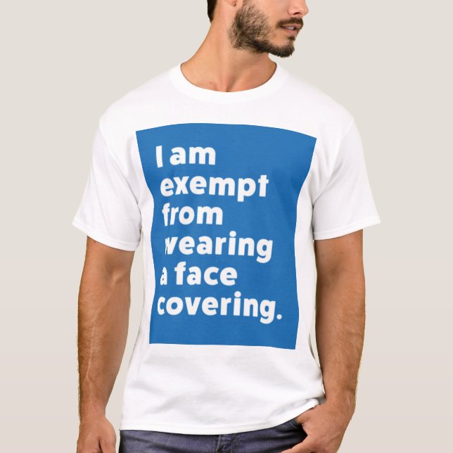 Befrielse från att ha ett Ansikte-täcke T Shirt (Framsida)