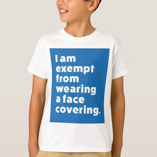 Befrielse från att ha ett Ansikte-täcke T Shirt (Framsida)