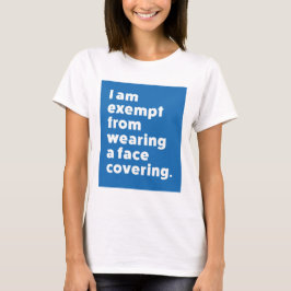 Befrielse från att ha ett Ansikte-täcke T Shirt