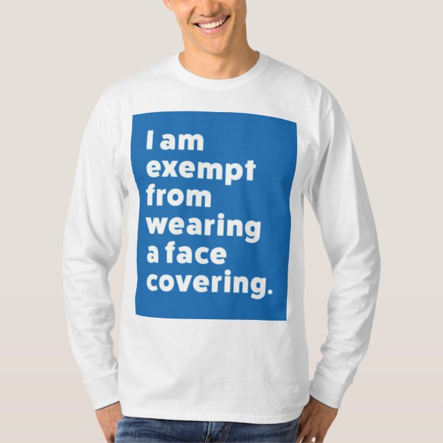 Befrielse från att ha ett Ansikte-täcke T Shirt (Framsida)
