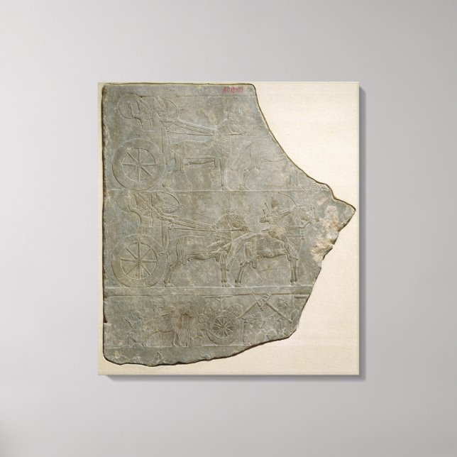 Befrielse från den assyriska armén i strid och på canvastryck (Framsida)