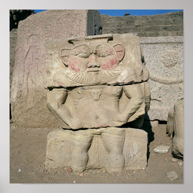 Befrielse från den egyptiska hushållsguden, Bes Poster (Framsidan)