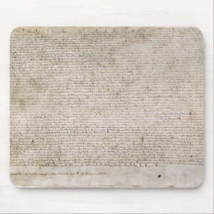 Befrielse från Magna Carta för 1215 bomullsmedle Musmatta
