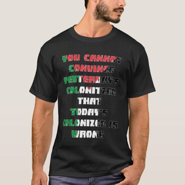 Befrielse från Palestina, Gaza-folkmordet i Karta T Shirt (Framsida)